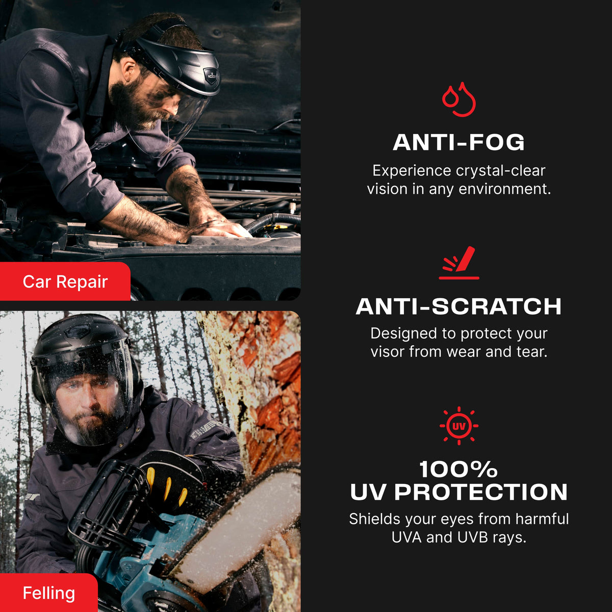 FaceArmor Pro Visors - NOCRY