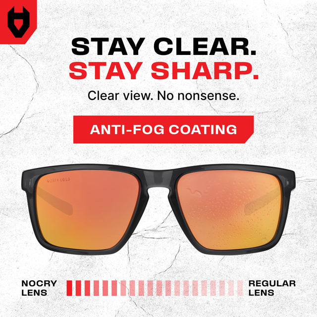 SideArmor Red Mirror Safety Sunglasses