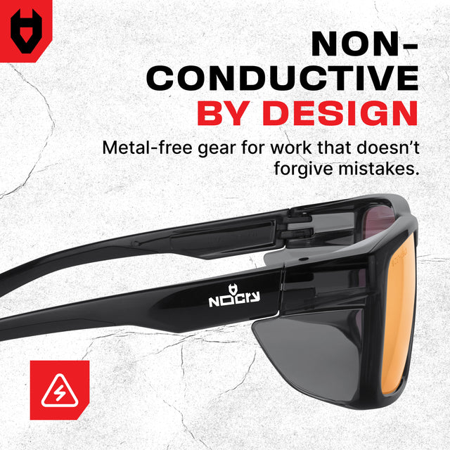 SideArmor Red Mirror Safety Sunglasses
