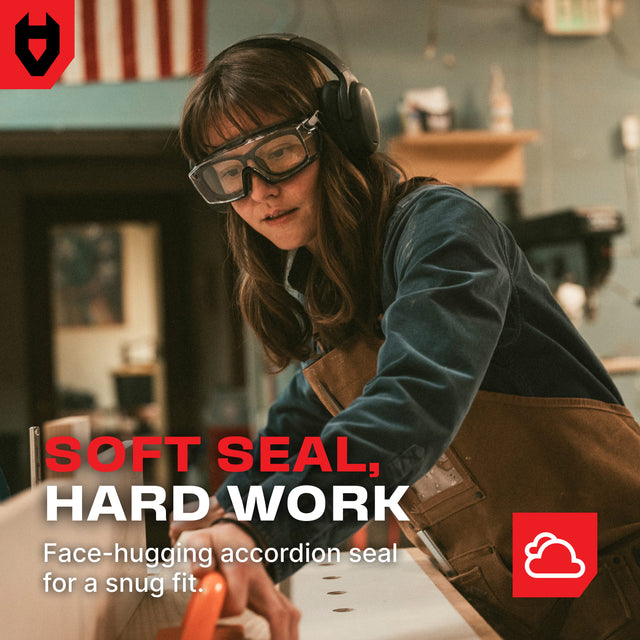 OverSpecs+ Seal Safety Goggles Over Glasses