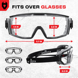 OverSpecs+ Seal Safety Goggles Over Glasses