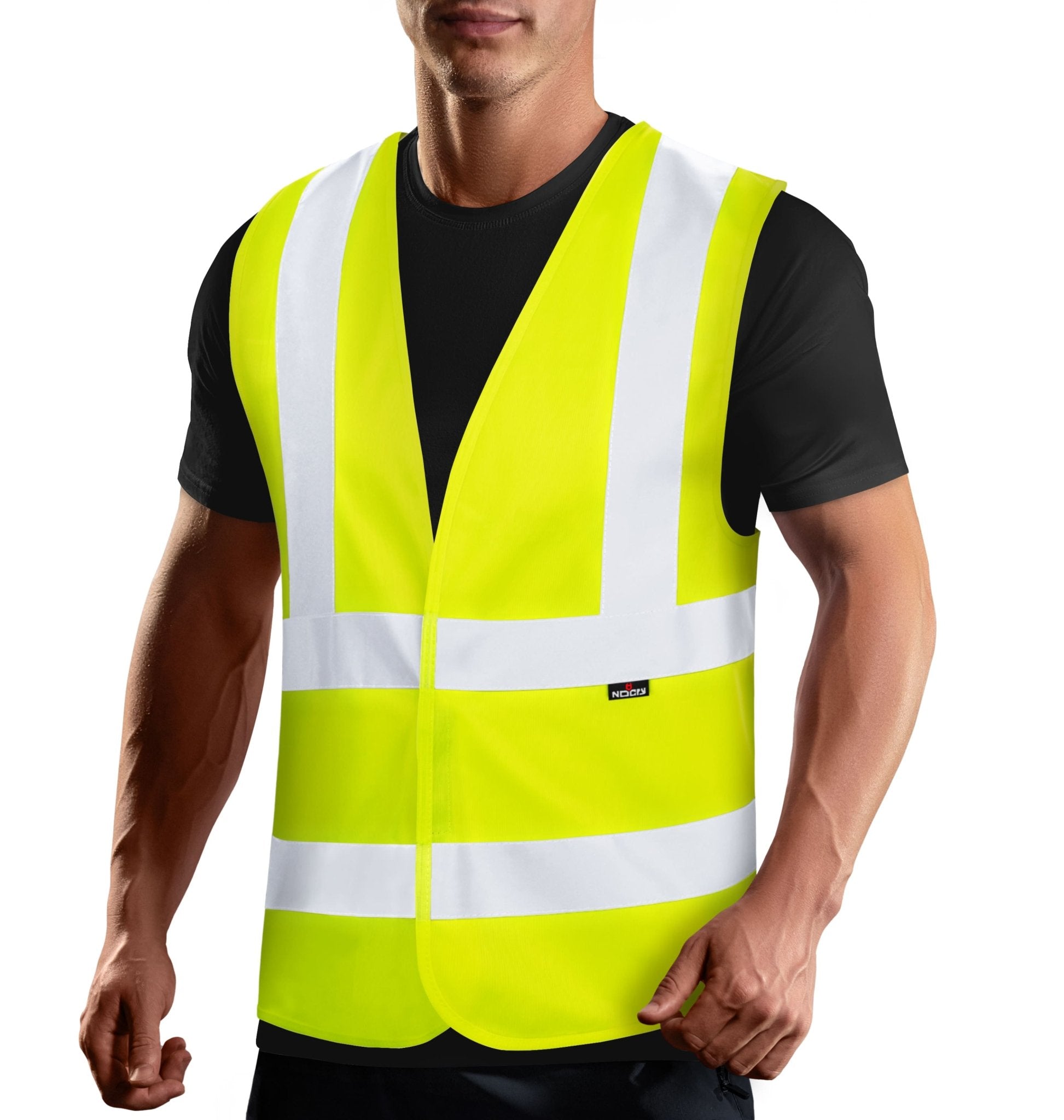 NoCry HiVis Vest High Visibility Safety Vest with Reflective Stripes