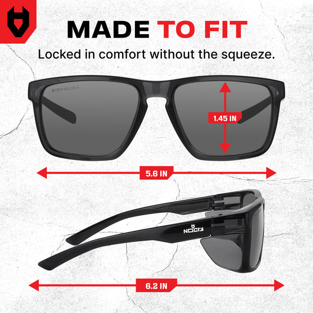SideArmor+ Tinted Safety Sunglasses