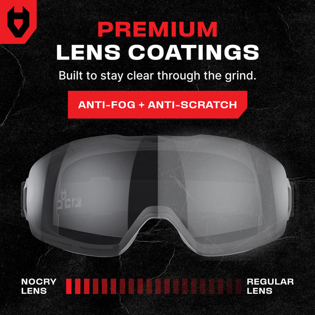 UltraShield Pro Premium Tinted Anti-Fog Safety Goggles