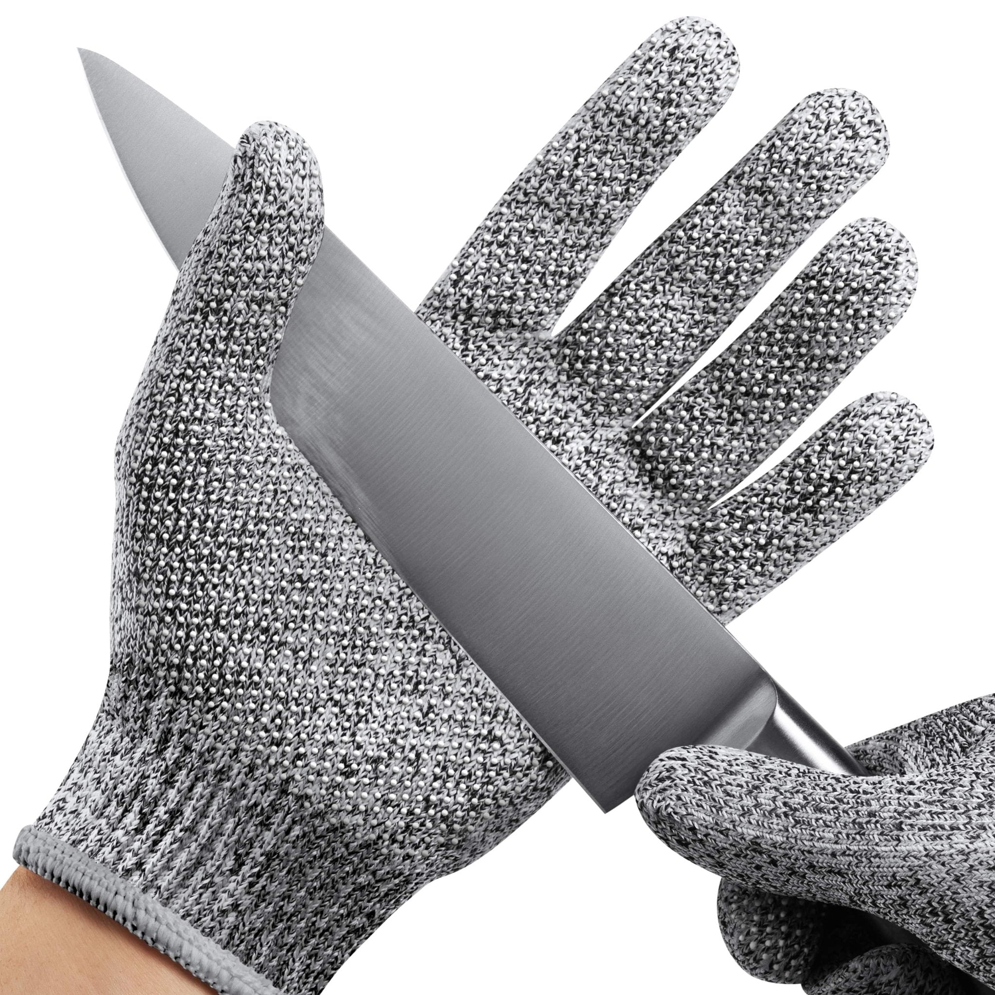 NoCry CutGuard+ Enhanced Grip Cut Resistant Gloves for Ultimate Safety