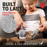 CutGuard Kids Ultra - Elastic Cut Resistant Gloves - NoCry - 