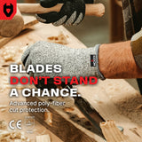 CutGuard Pro Tough Coated Cut Resistant Gloves - NoCry - 