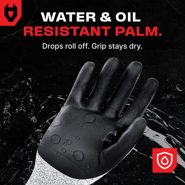 CutGuard Pro Tough Coated Cut Resistant Gloves - NoCry - 