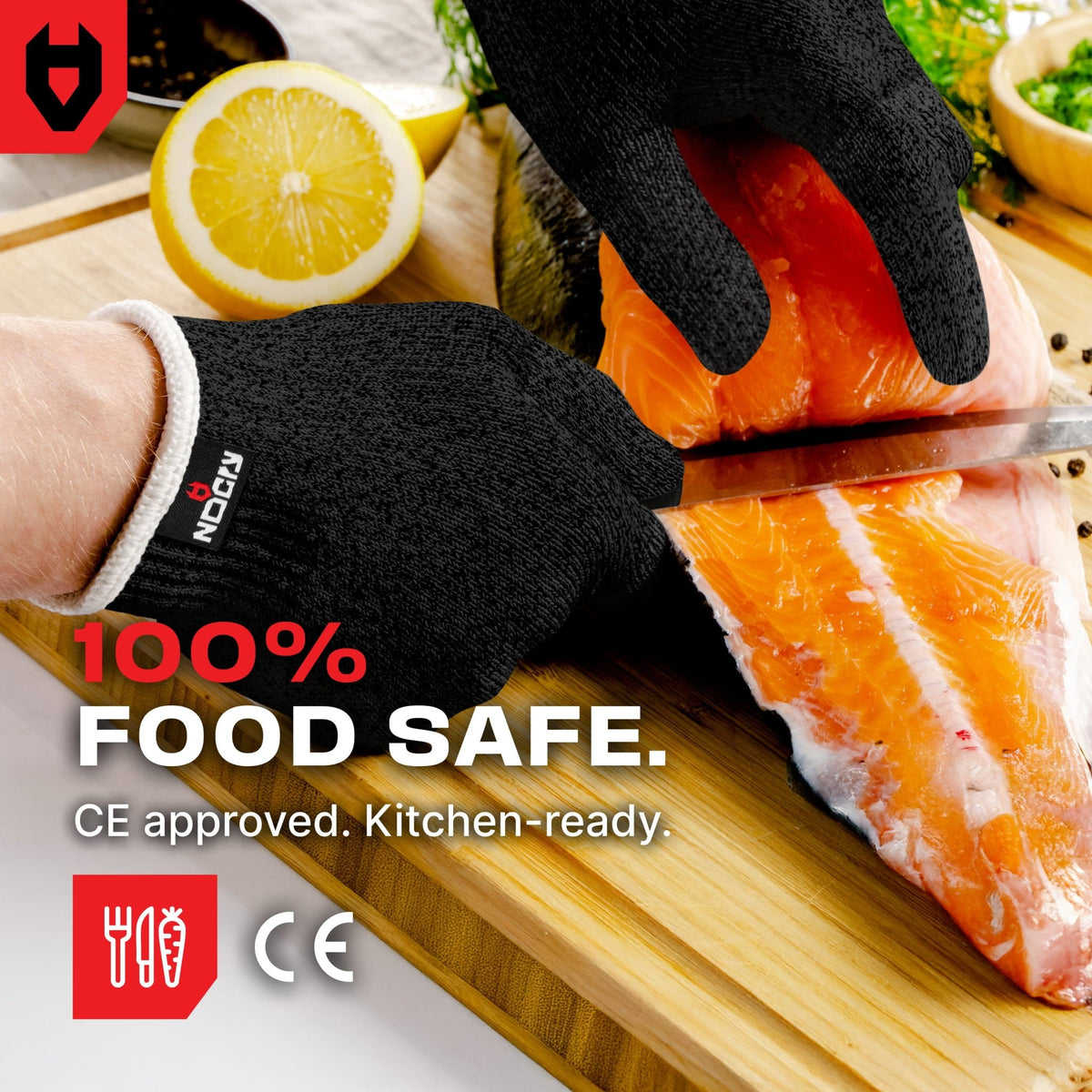 CutGuard+ Reinforced Cut Resistant Gloves - NoCry - 