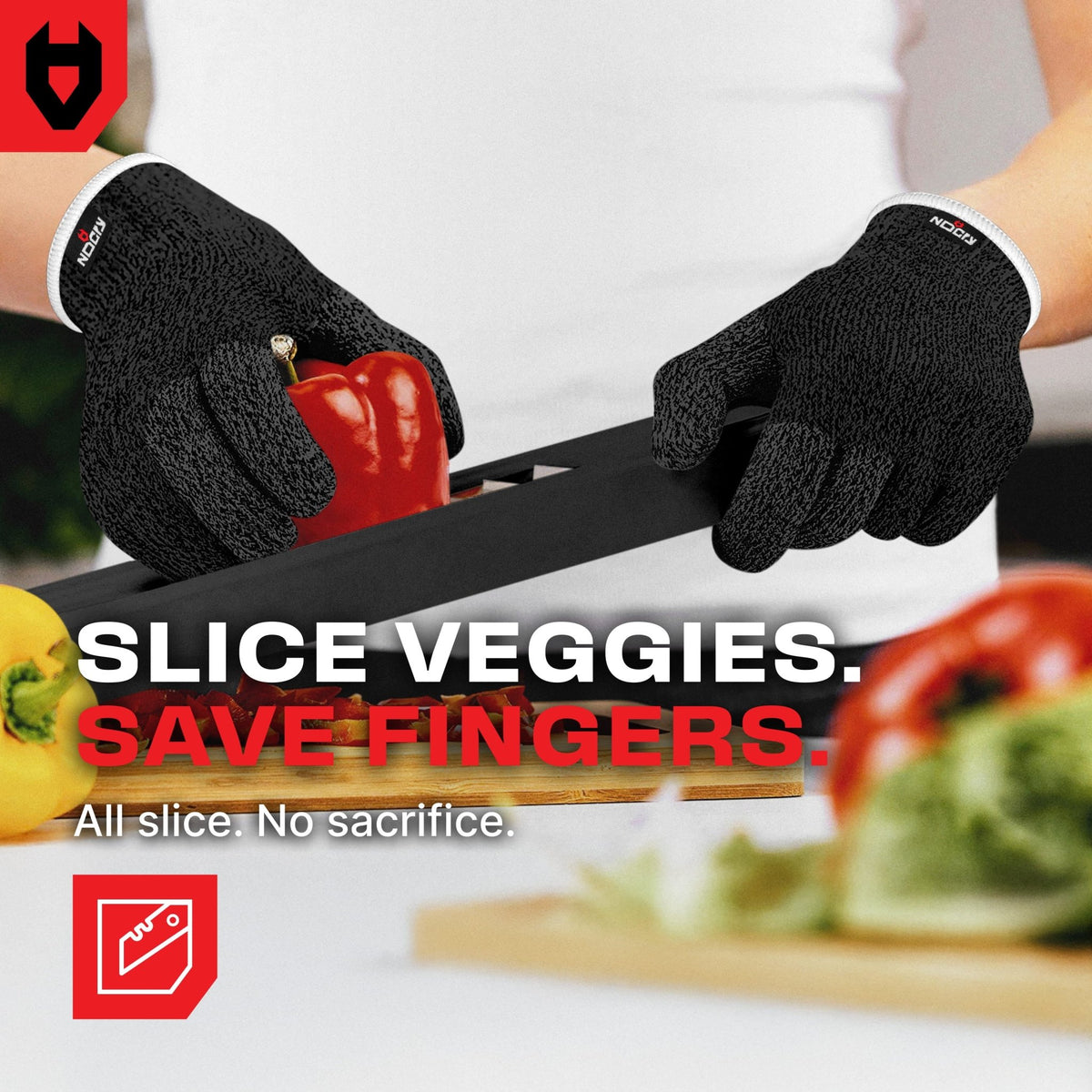 CutGuard+ Reinforced Cut Resistant Gloves - NoCry - 