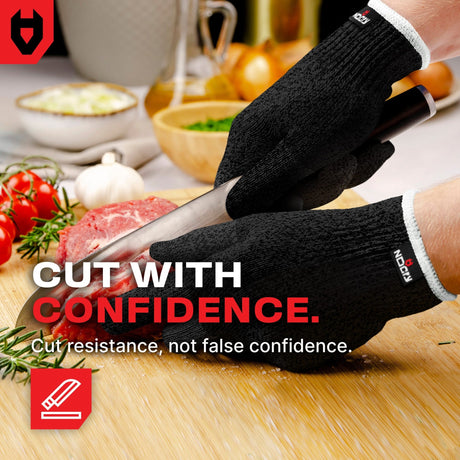 CutGuard+ Reinforced Cut Resistant Gloves - NoCry - 