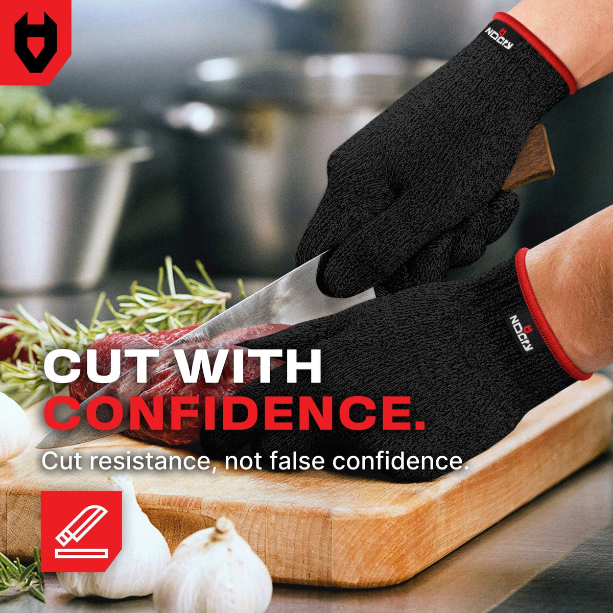 CutGuard Ultra - Elastic Cut Resistant Gloves - NOCRY