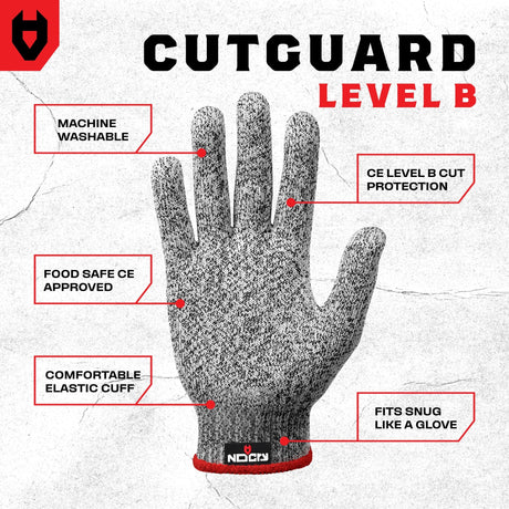 CutGuard Ultra - Elastic Cut Resistant Gloves - NoCry - 