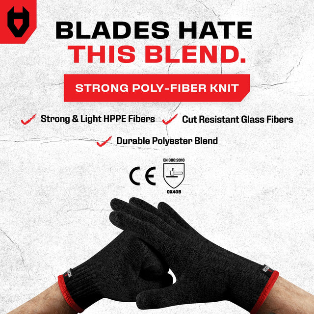 CutGuard Ultra - Elastic Cut Resistant Gloves - NoCry - 