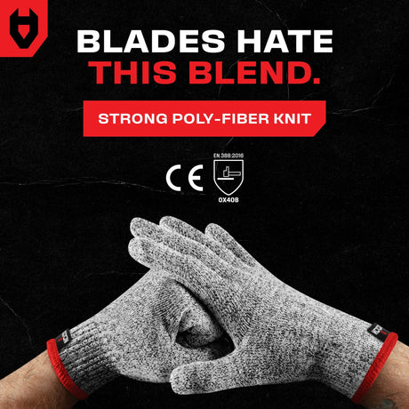 CutGuard Ultra - Elastic Cut Resistant Gloves - NoCry - 