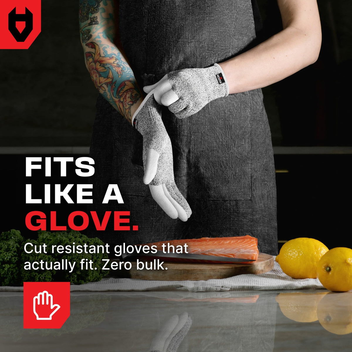 CutGuard Ultra - Elastic Cut Resistant Gloves - NOCRY