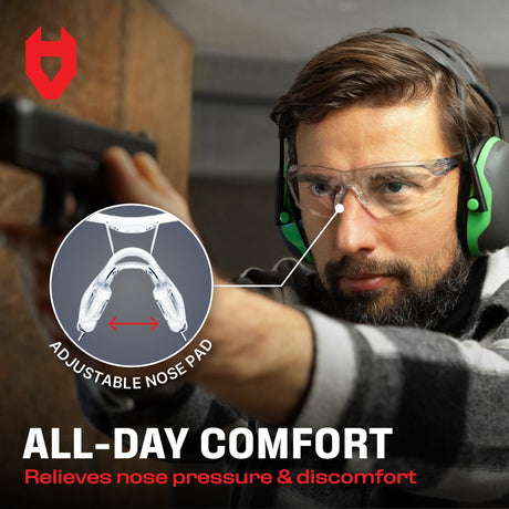 EyeArmor+ Adjustable Anti-Fog Safety Glasses - NoCry -