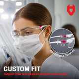 EyeArmor+ Adjustable Anti - Fog Safety Glasses - NoCry - 