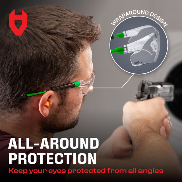 EyeArmor+ Adjustable Anti - Fog Safety Glasses - NoCry - 