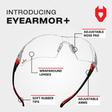 EyeArmor+ Adjustable Anti - Fog Safety Glasses - NoCry - 