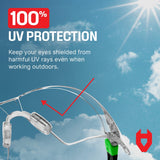 EyeArmor+ Adjustable Anti - Fog Safety Glasses - NoCry - 