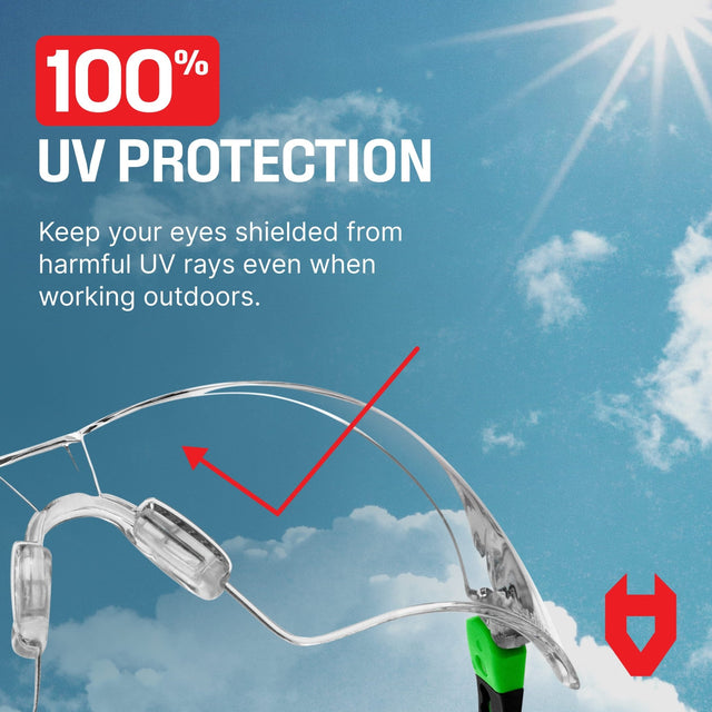 EyeArmor+ Adjustable Anti - Fog Safety Glasses - NoCry - 