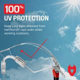 EyeArmor+ Adjustable Anti - Fog Safety Glasses - NoCry - 