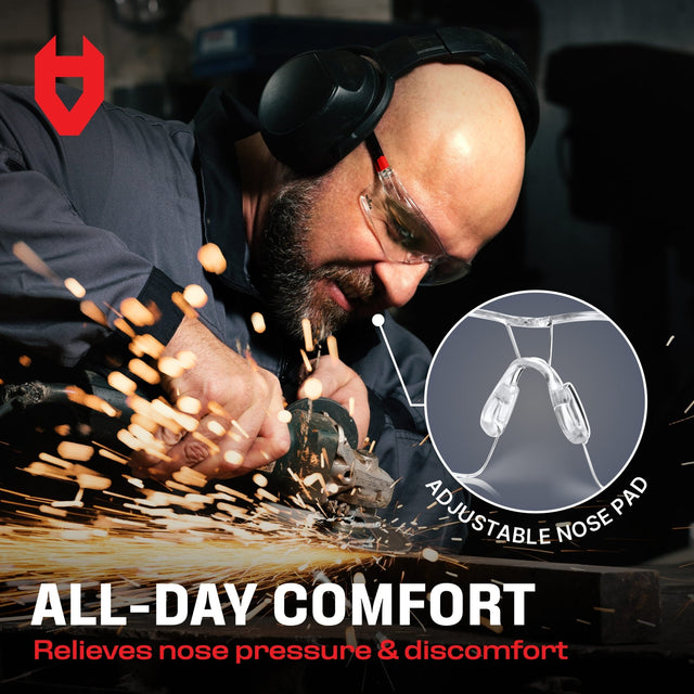 EyeArmor+ Adjustable Anti - Fog Safety Glasses - NoCry - 