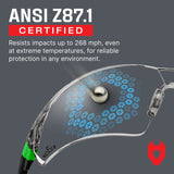 EyeArmor+ Adjustable Anti - Fog Safety Glasses - NoCry - 