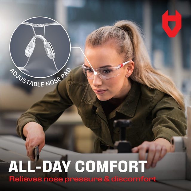 EyeArmor+ Adjustable Anti - Fog Safety Glasses - NoCry - 