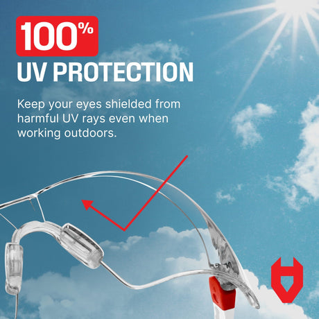 EyeArmor+ Adjustable Anti - Fog Safety Glasses - NoCry - 