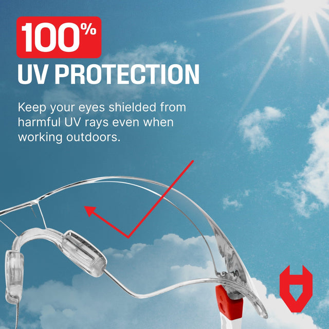 EyeArmor+ Adjustable Anti - Fog Safety Glasses - NoCry - 