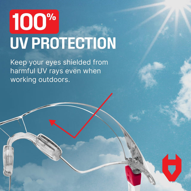 EyeArmor+ Adjustable Anti - Fog Safety Glasses - NoCry - 