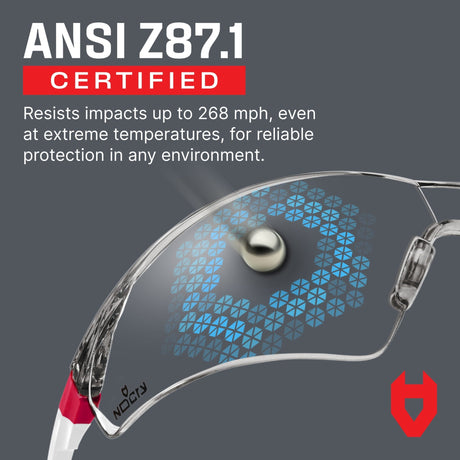 EyeArmor+ Adjustable Anti - Fog Safety Glasses - NoCry - 