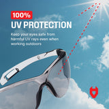 EyeArmor Lightweight In - Out Safety Glasses - NoCry - 