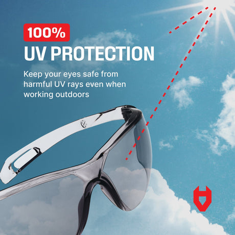 EyeArmor Lightweight In - Out Safety Glasses - NoCry - 