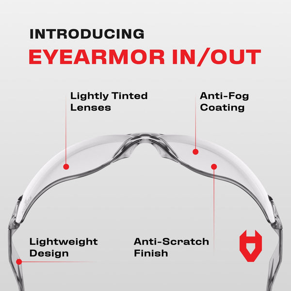 EyeArmor Lightweight In - Out Safety Glasses - NOCRY