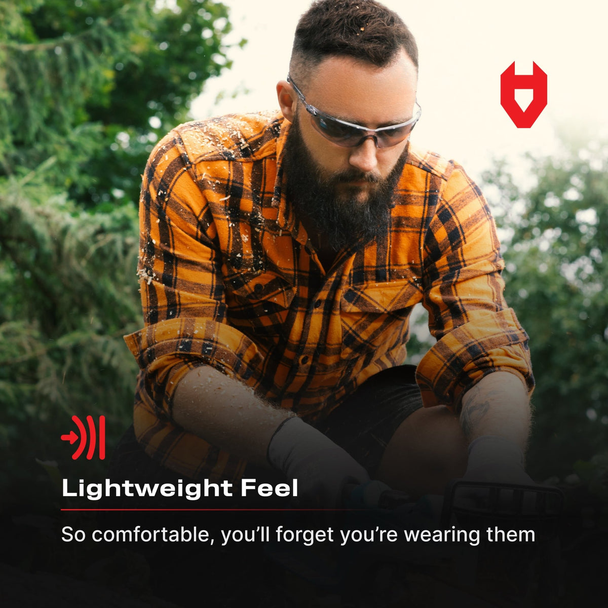 EyeArmor Lightweight In - Out Safety Glasses - NOCRY