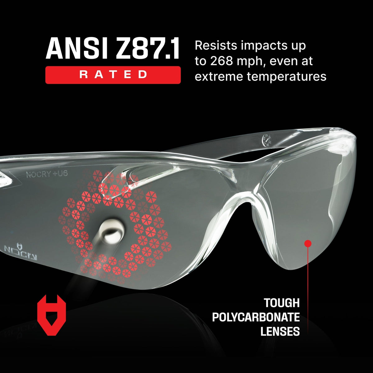 EyeArmor Lightweight In - Out Safety Glasses - NOCRY