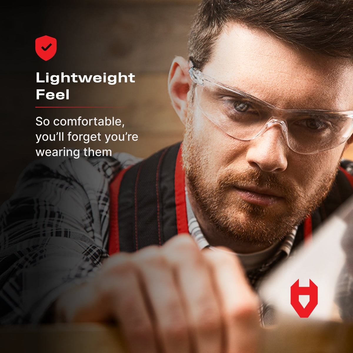 EyeArmor Lightweight Safety Glasses - NOCRY