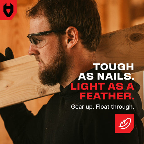 EyeArmor Pro Fully Adjustable Safety Glasses - NoCry - 