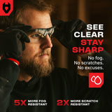 EyeArmor Pro Fully Adjustable Safety Glasses - NoCry - 