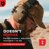 EyeArmor+ Tactical Shooting Safety Glasses - NoCry - 