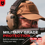 EyeArmor+ Tactical Shooting Safety Glasses - NoCry - 