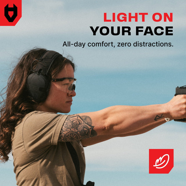 EyeArmor+ Tactical Shooting Safety Glasses - NoCry - 