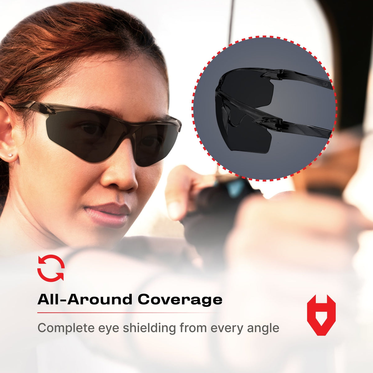 EyeArmor Tint Lightweight Safety Sunglasses - NOCRY