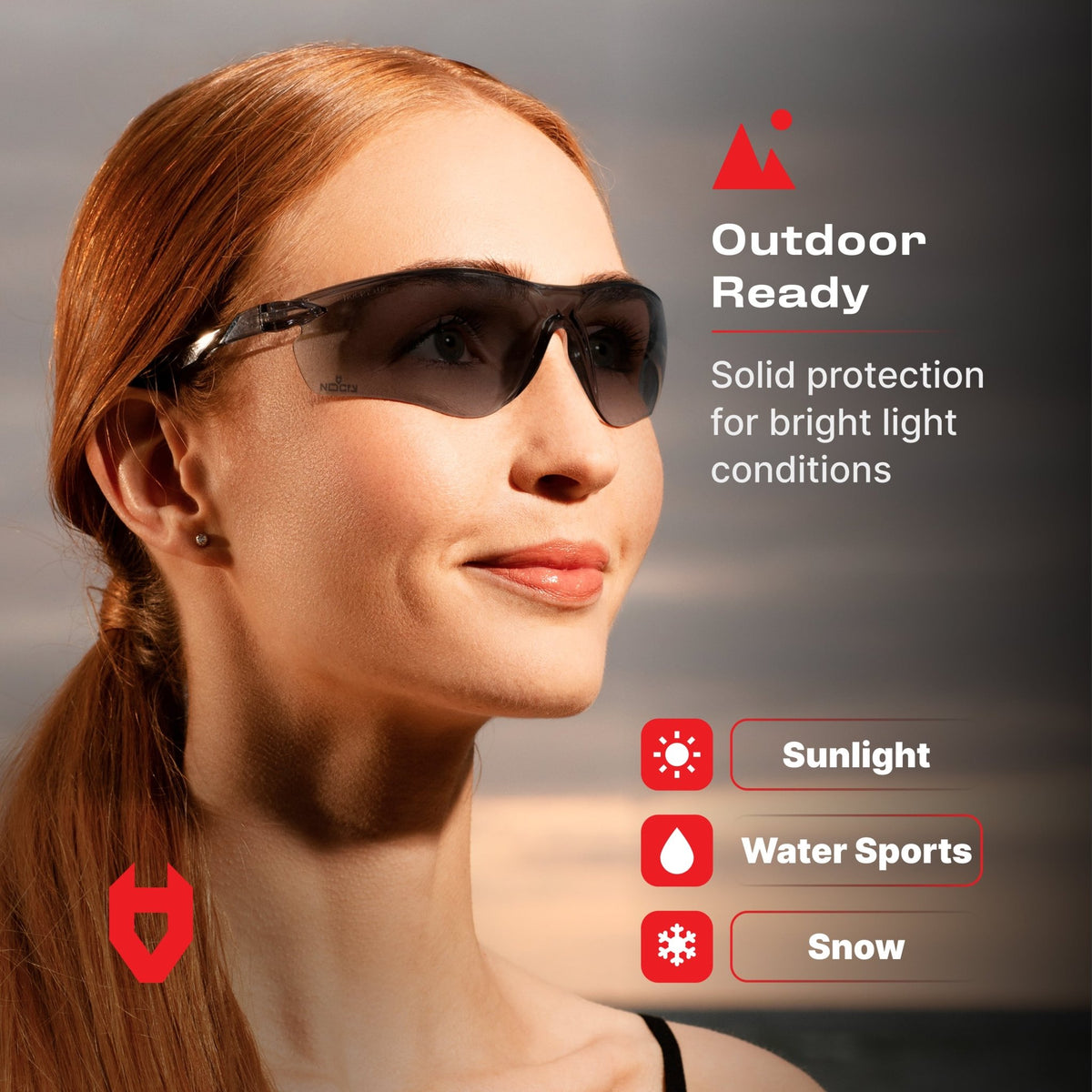 EyeArmor Tint Lightweight Safety Sunglasses - NOCRY