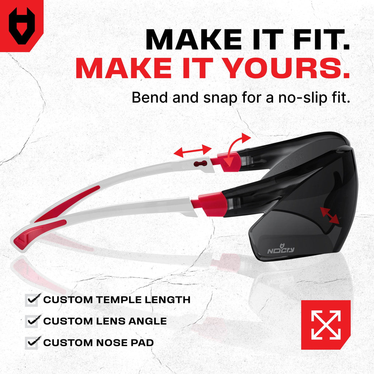 EyeArmor+ Tint Safety Glasses - NOCRY