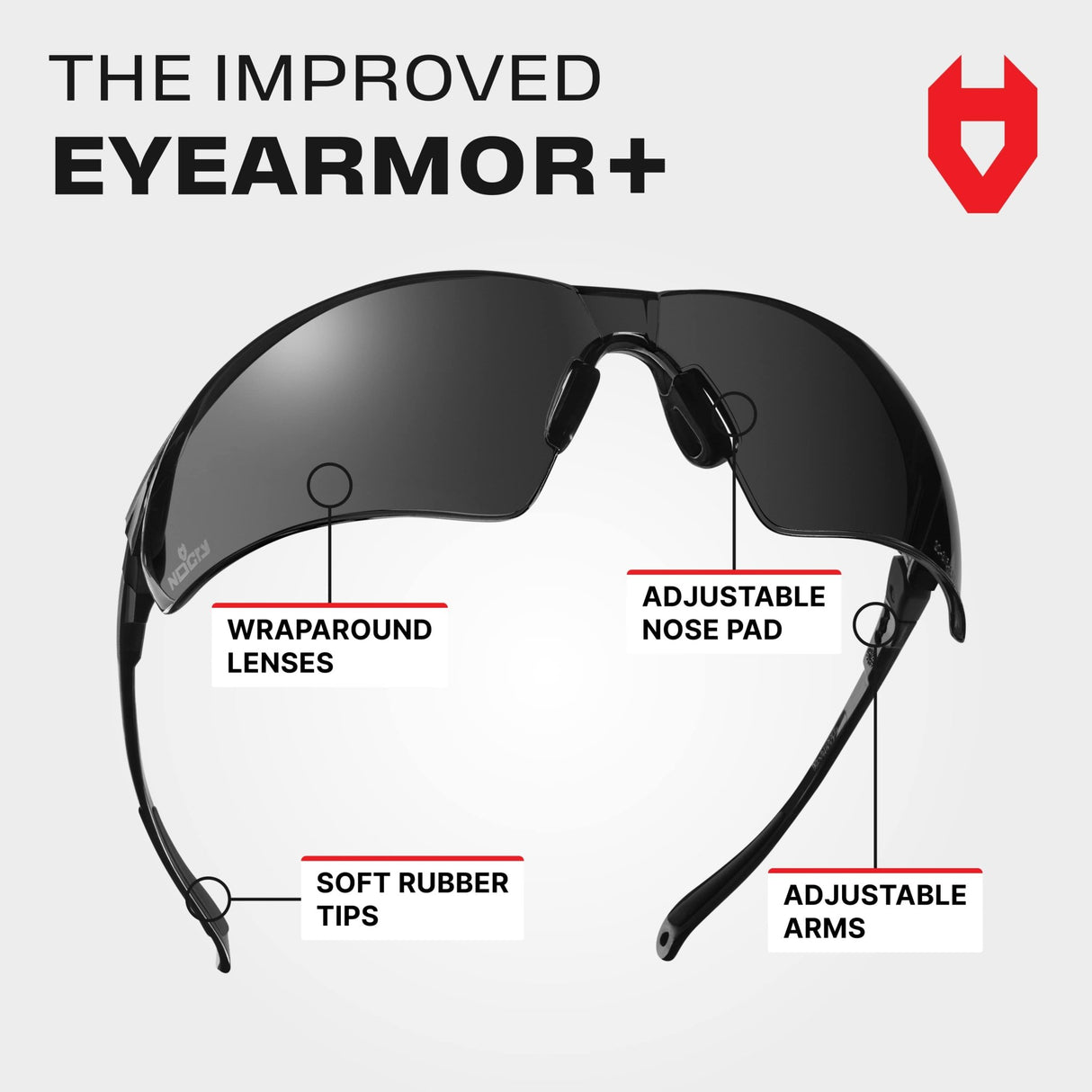 EyeArmor+ Tint Safety Sunglasses - NoCry - 