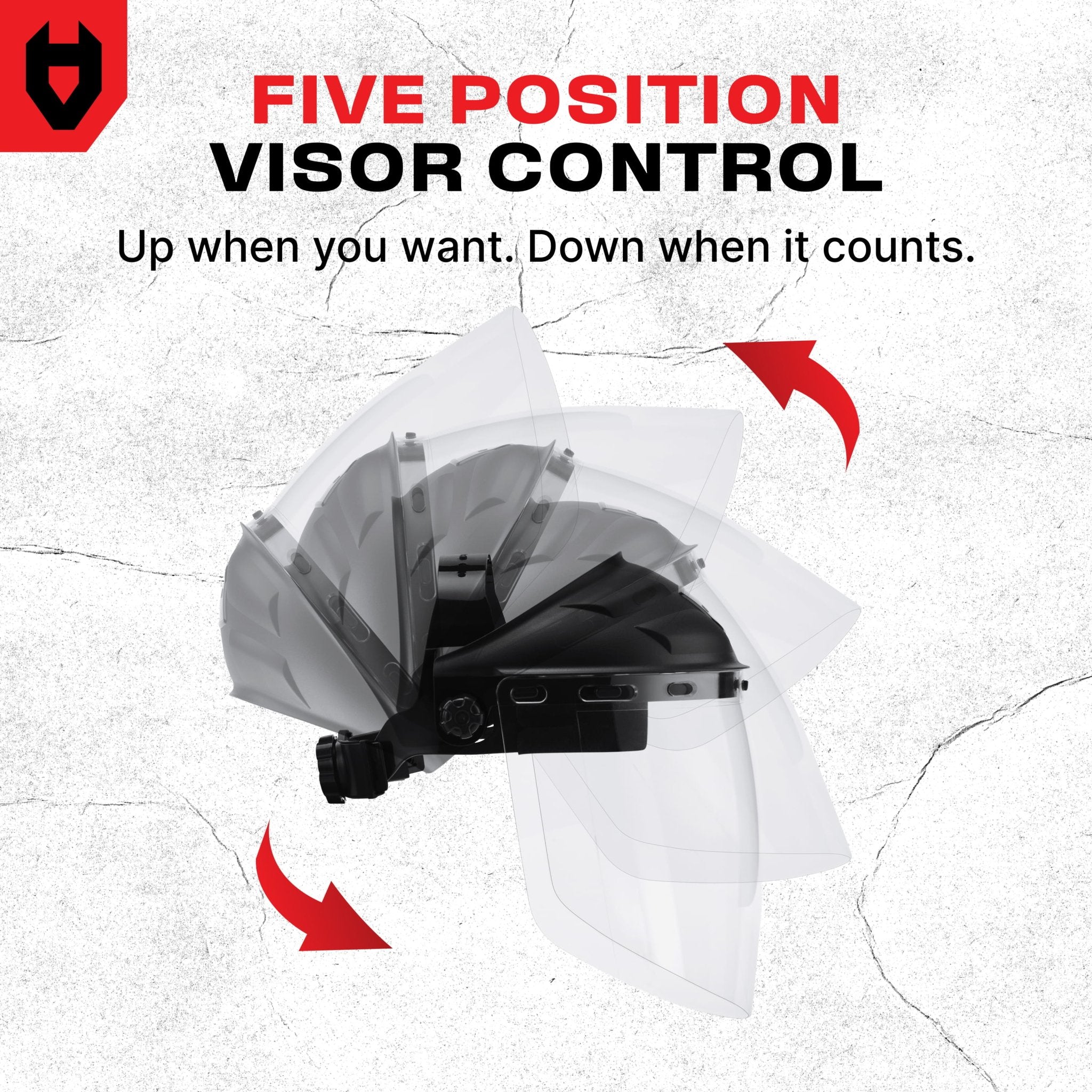 NoCry FaceArmor Pro Heavy Duty ANSI Z87 Face Shield For Grinding